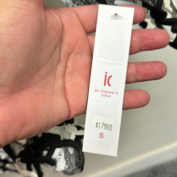 NWT ic by Connie lattice cut out see Thur zip up jacket SM - Picture 9 of 9